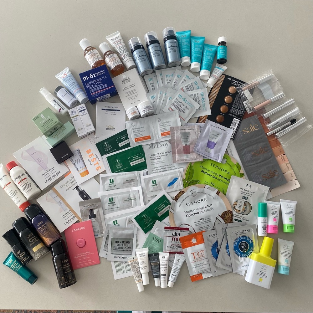 90+ LUXURY HAIR, SKIN, FACE, SAMPLES